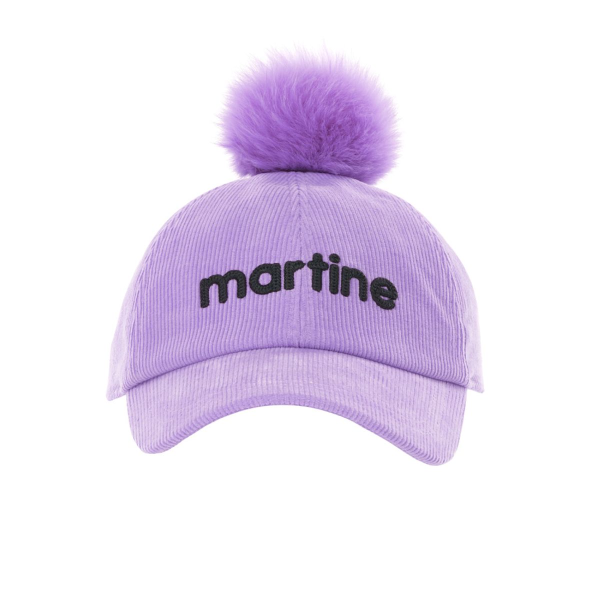 마틴골프(MARTINE GOLF) Corduroy Pompom Cap_Light Purple