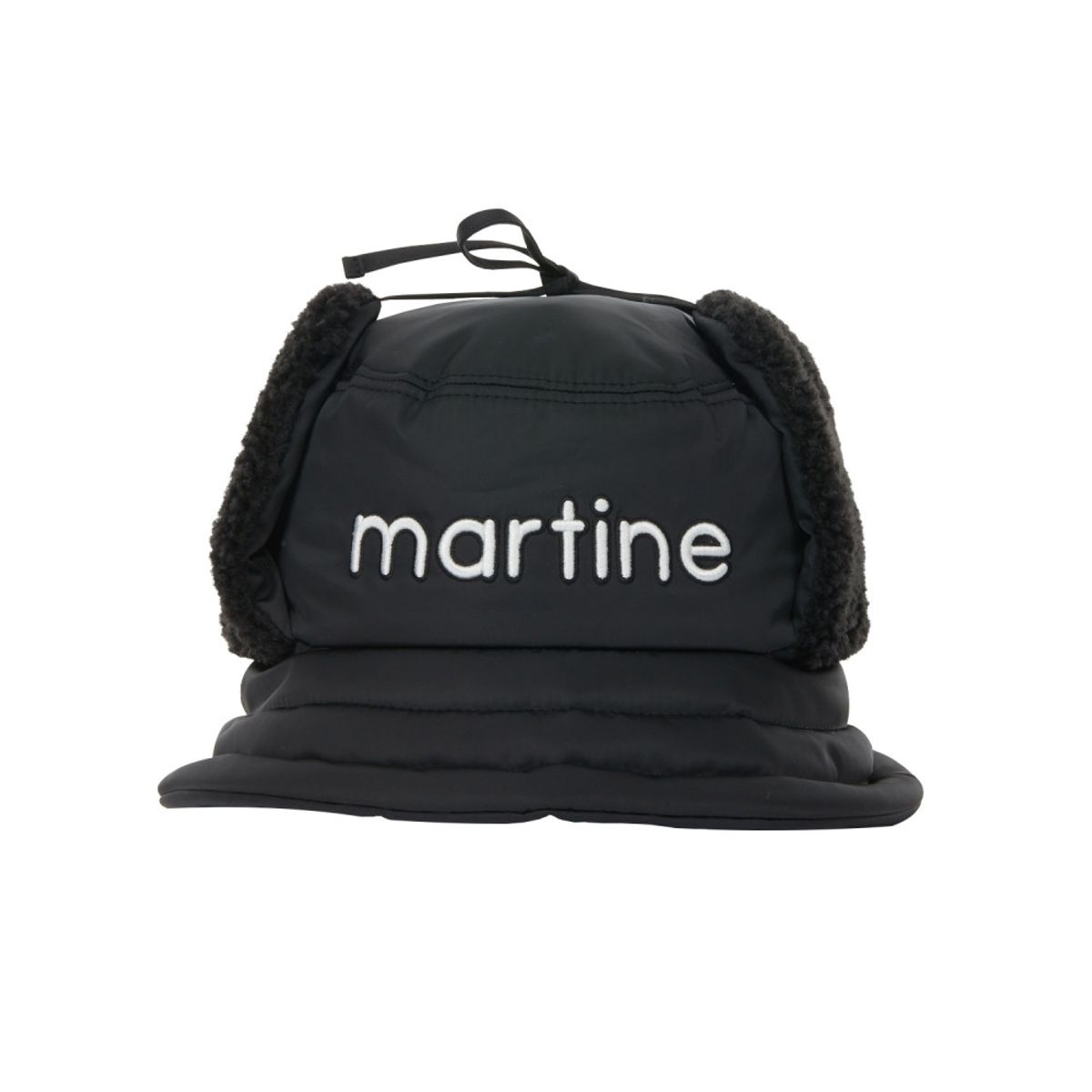 마틴골프(MARTINE GOLF) Padding Earmuffs Bucket Hat_Black