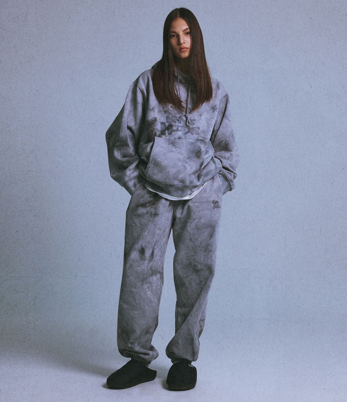 챈스챈스(CHANCECHANCE) GRANNYS HOODIE(GRAY/기모)