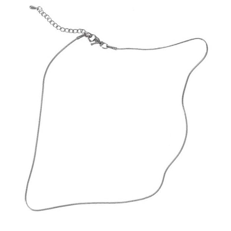 slim snake necklace