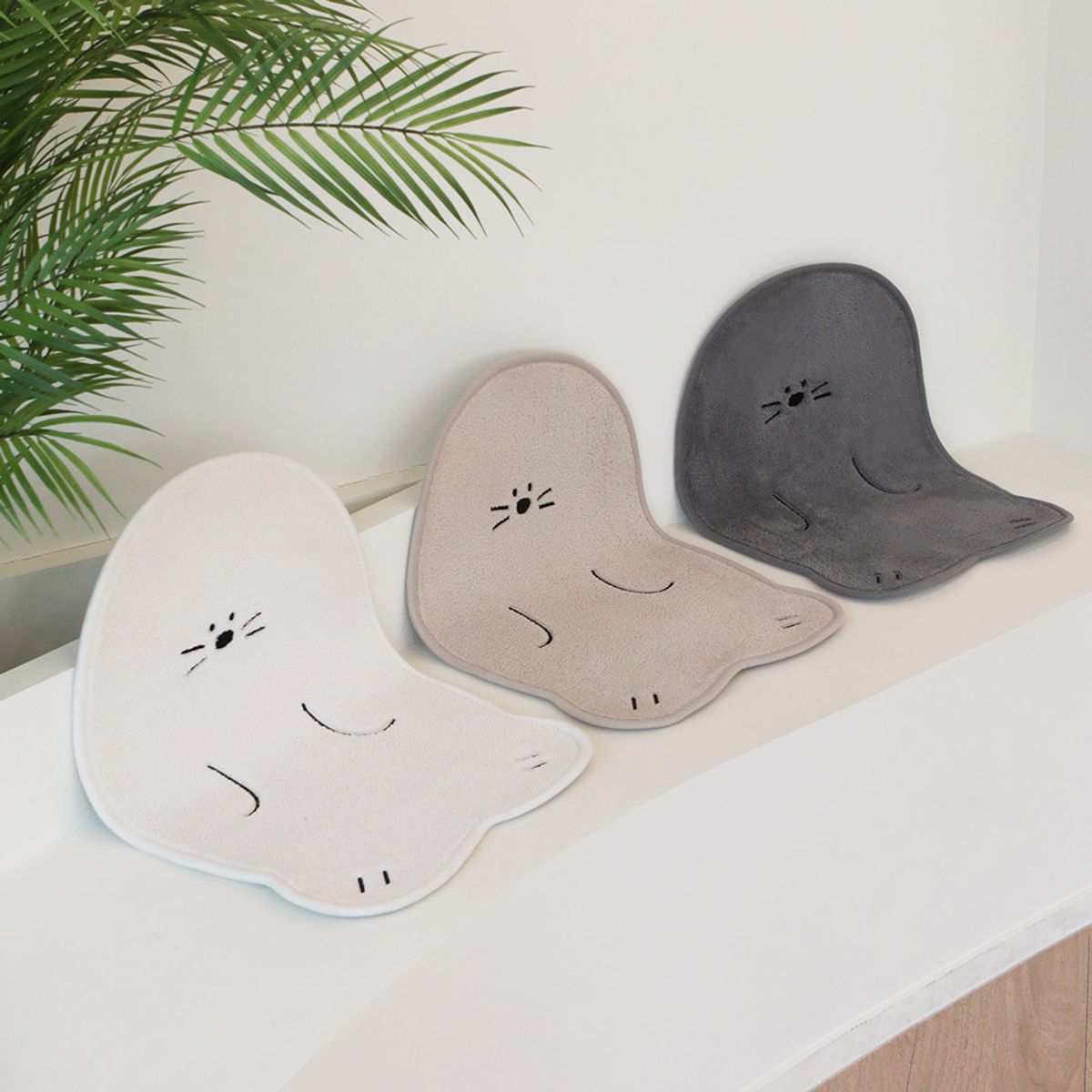 바이빔(BUYBEAM) 물땡이 자수 욕실 발매트 3colors