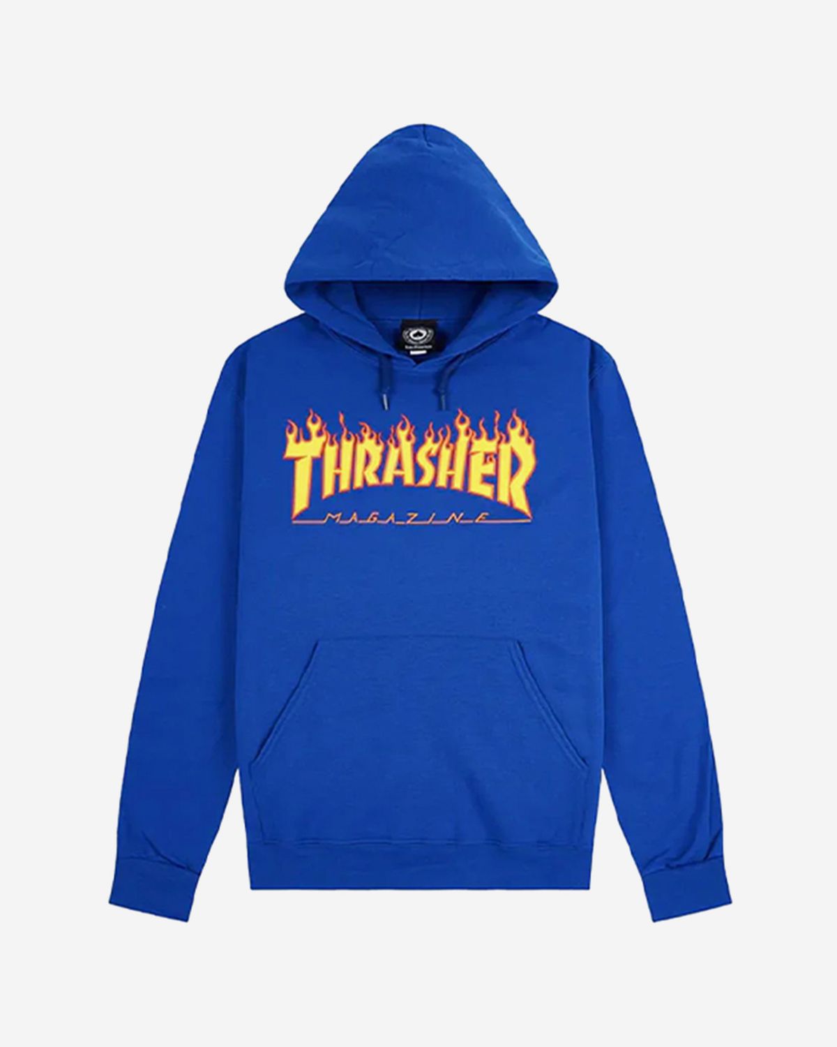트레셔(THRASHER) FLAME HOOD [ROYAL BLUE]