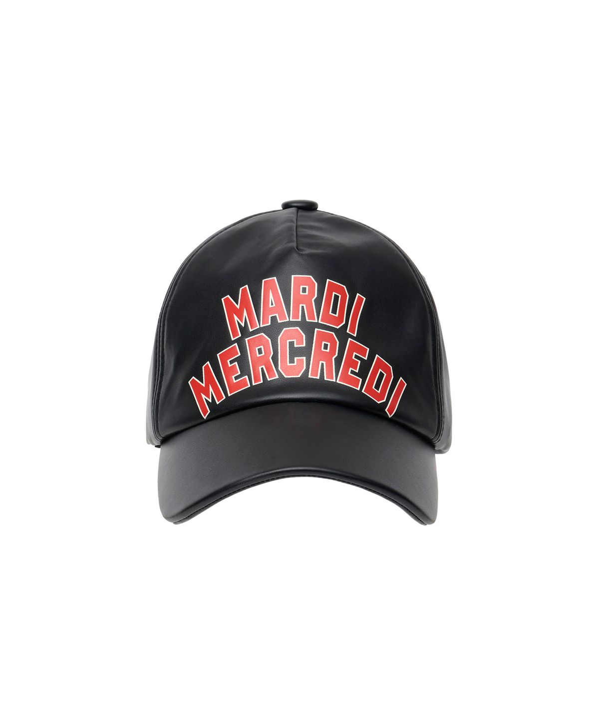 마르디 메크르디 악티프(MARDI MERCREDI ACTIF) 신세틱 레더 캡 로고 스포티프 블랙