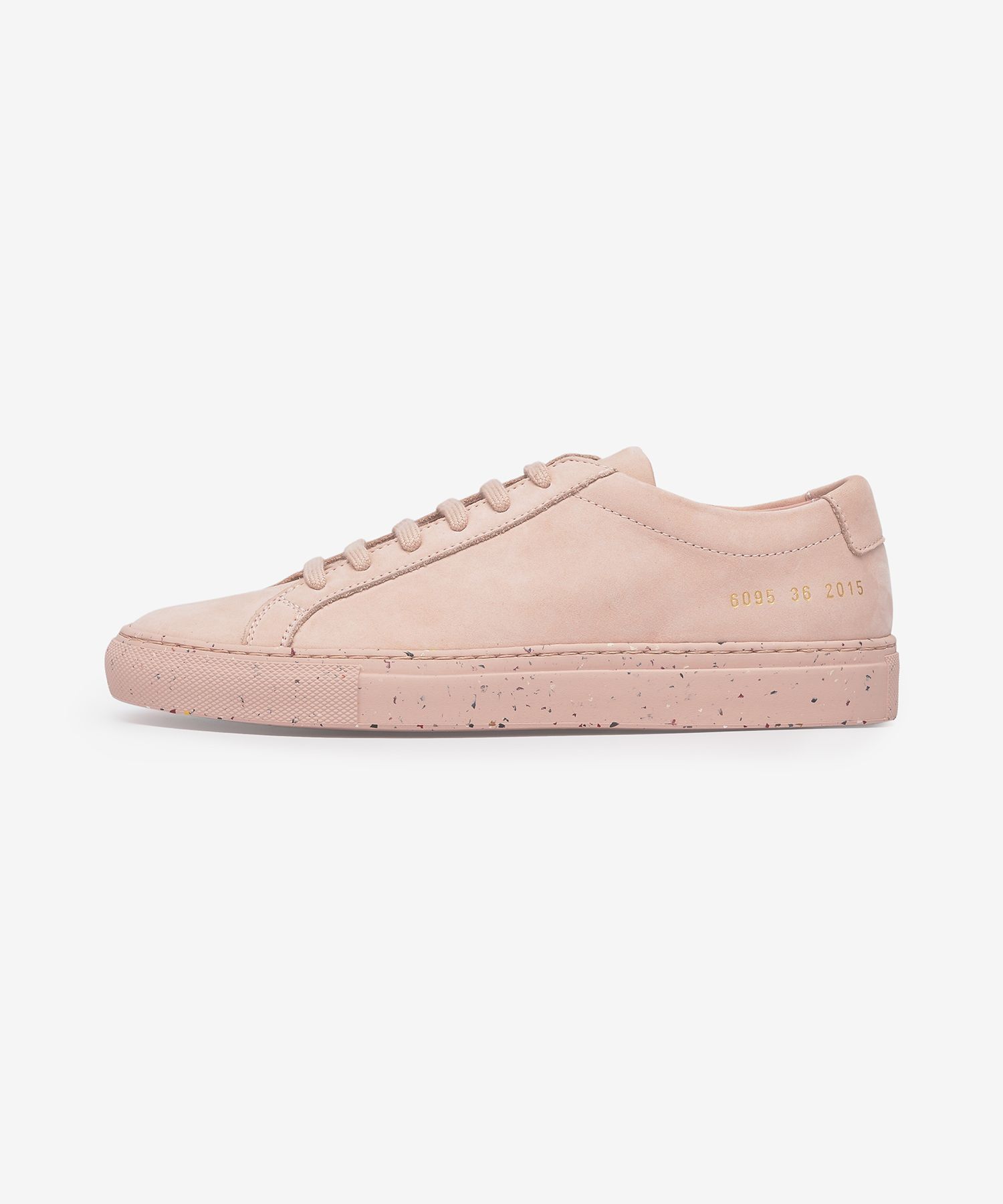MUSINSA COMMON PROJECTS Achilles Nubuck Confetti Sneakers Pink