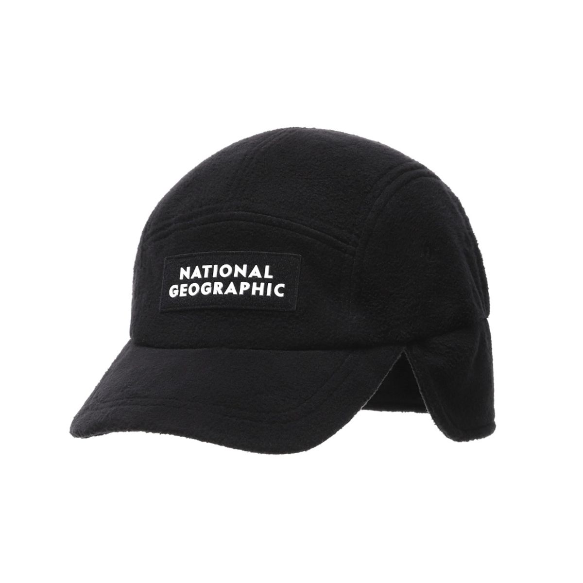 내셔널지오그래픽(NATIONALGEOGRAPHIC) N224AHA740 플리스 귀달이 캡 BLACK
