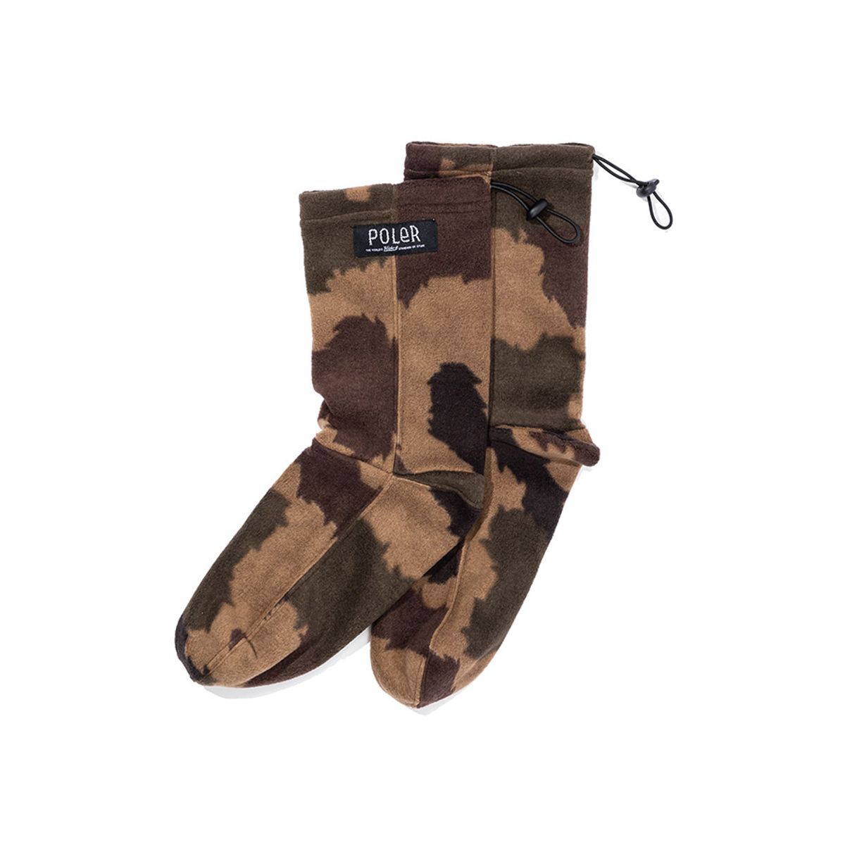 폴러스터프(POLERSTUFF) OVER SOCKS FURRY CAMO