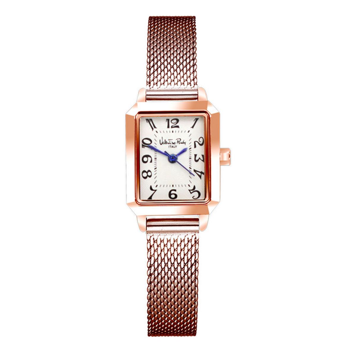 발렌티노 루디(VALENTINO RUDY) VR3506B-WTRG 여자 사각 메탈 손목시계