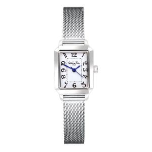 VR3506B-WTWT 여자 사각 메탈 손목시계