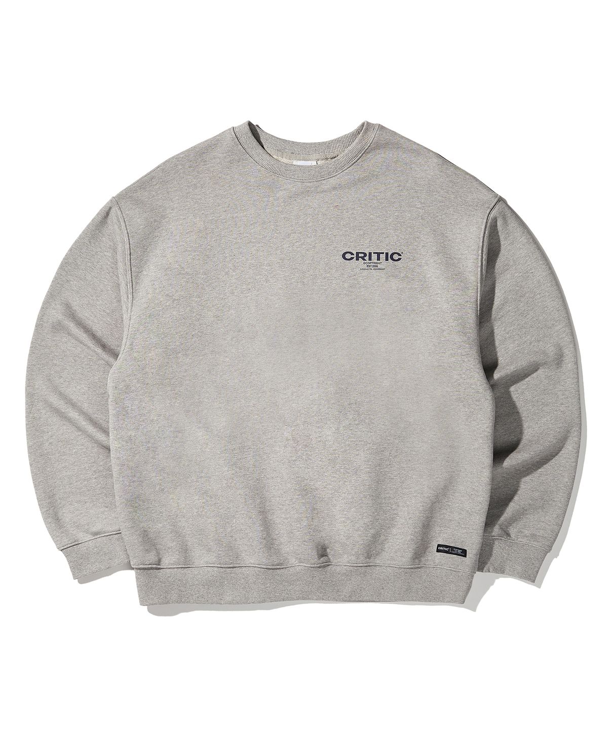 크리틱(CRITIC) OG Logo Sweatshirt Melange Grey