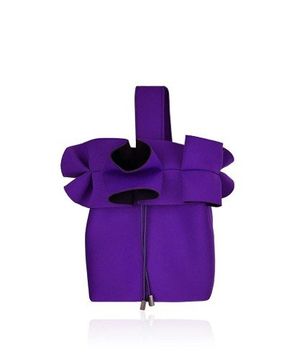 인버티드 플리츠백 - 퍼플