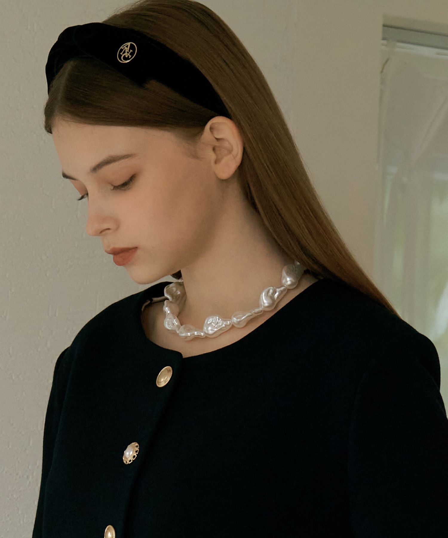 ●ANOETIC● ANC CLASSIC BIG PEARL NECKLACE m1037_963620 MUSINSA | ANOETIC ANC CLASSIC BIG PEARL NECKLACE