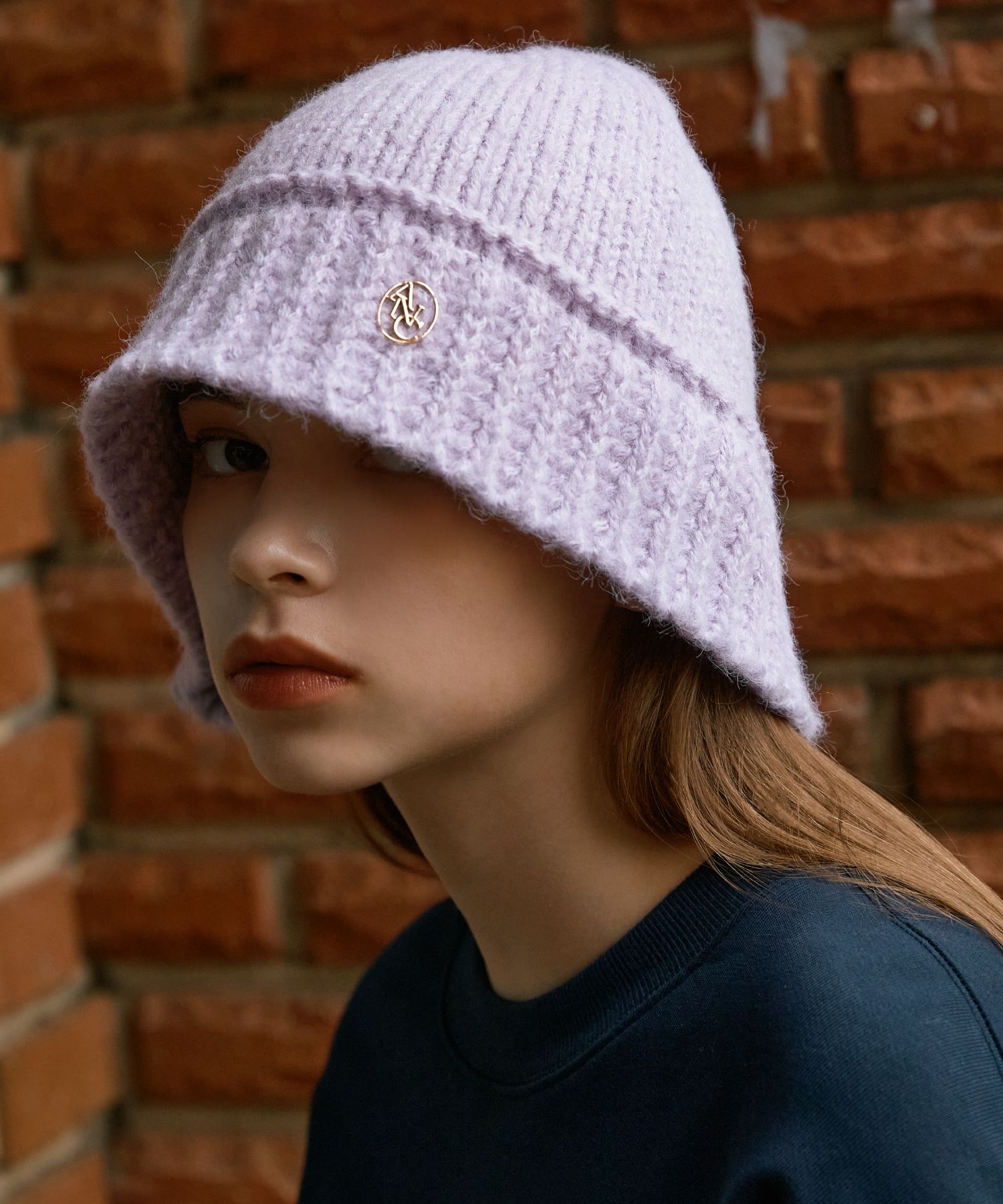 ●ANOETIC● ANC KNIT BUCKET HATLAVENDER m1037_963611 Designer fashion, Seoul-fully created | W Concept