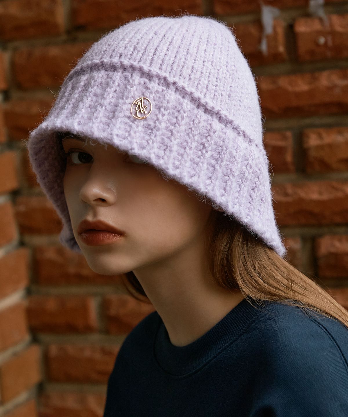 아노에틱(ANOETIC) ANC KNIT BUCKET HAT_LAVENDER