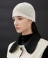 riri 5.Gauge Knit Beanie - Cream (FL-723)