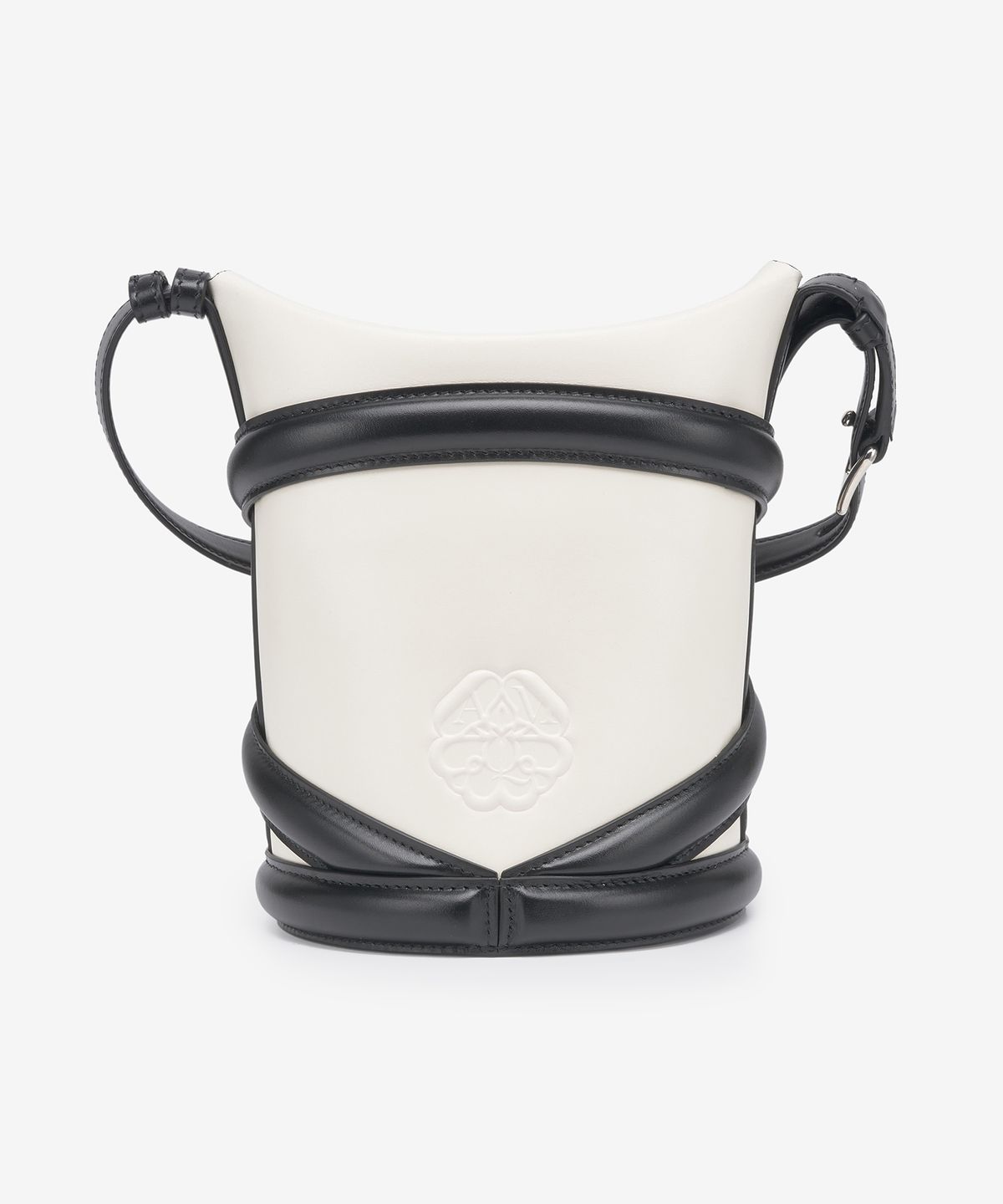알렉산더 맥퀸(ALEXANDER McQUEEN) 커브 숄더백 - 아이보리 / 6564671YB419090