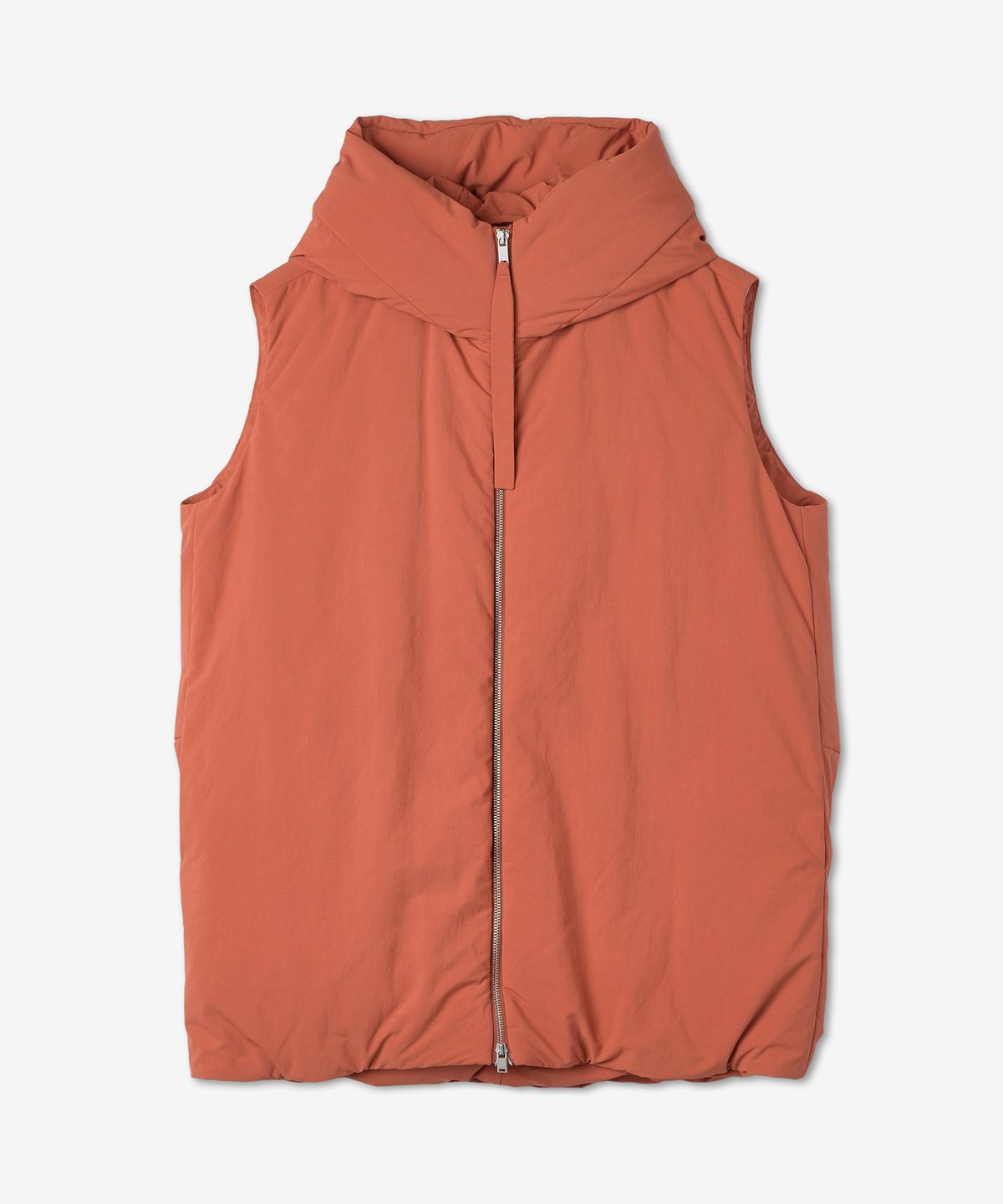 질 샌더(JIL SANDER) 질렛 후드 베스트 패딩 - 오렌지 / J40AF0012J70008633