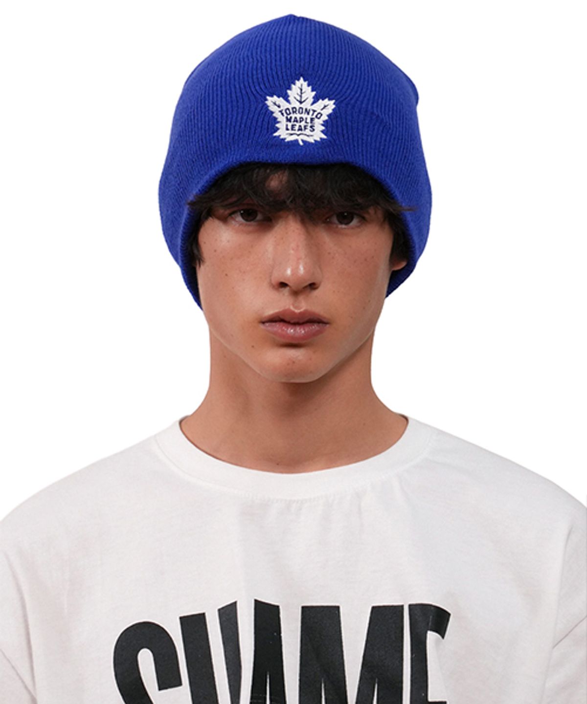 아메리칸니들(AMERICAN NEEDLE) CUFFLESS KNIT BEANIE TORONTO MAPLE LEAFS