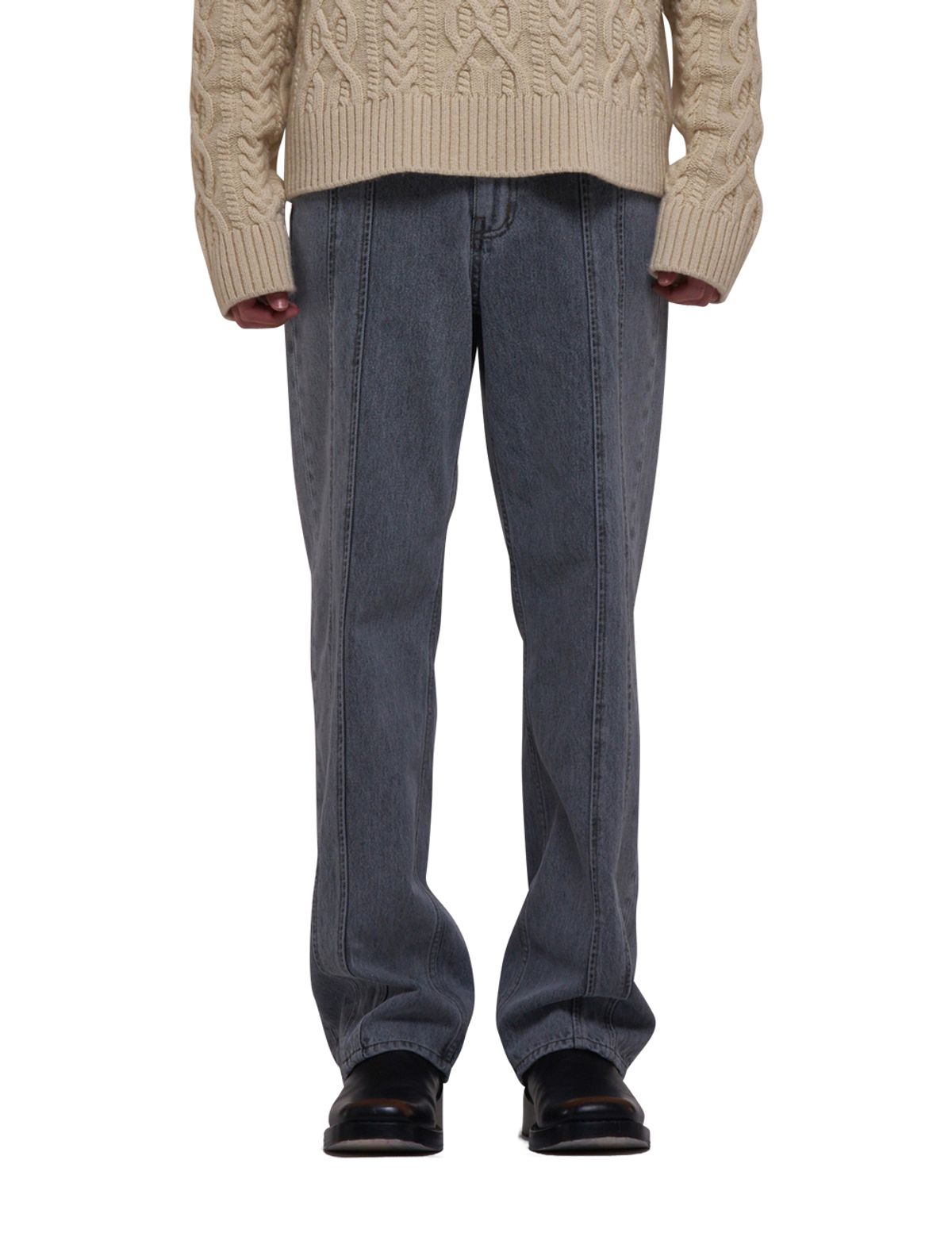 데호(DEHO) DEVIEDED DENIM [Gray]