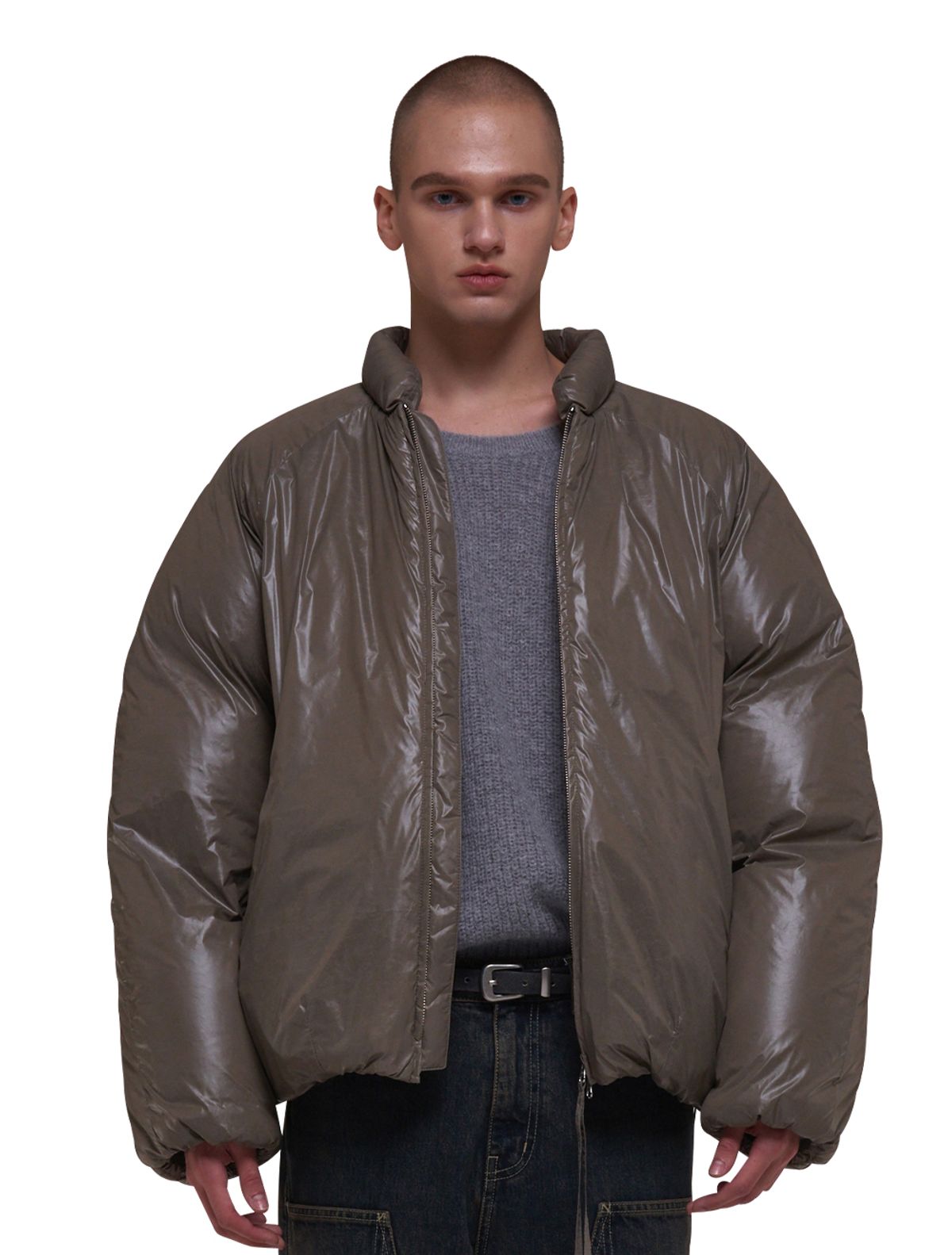 데호(DEHO) NYLON DOWN JACKET [Olive]