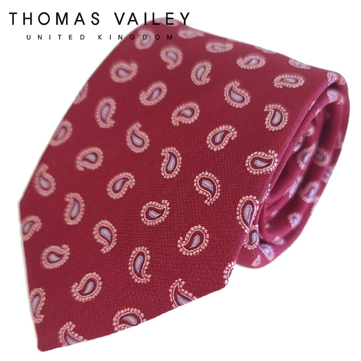 토마스 베일리(THOMAS VAILEY) 패션넥타이-브랜뉴 레드 8cm