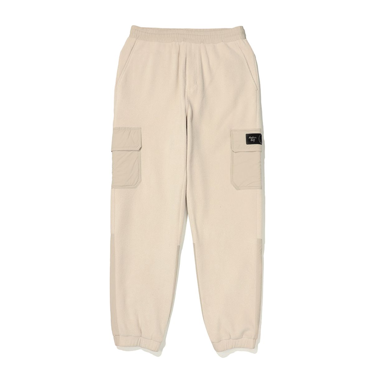 말본 골프(MALBON GOLF) 폴라 플리스 조거팬츠 IVORY (MAN)