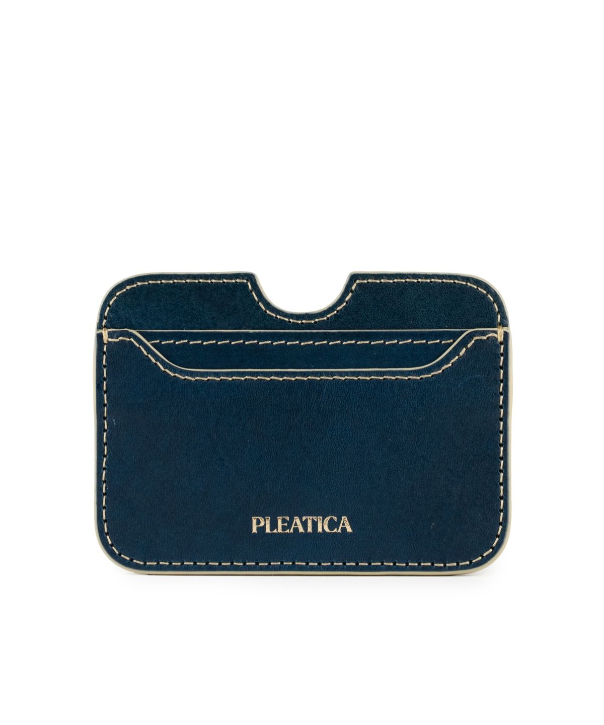 플리티카(PLEATICA) 애코닉 월렛 네이비 / 이태리 베지터블가죽