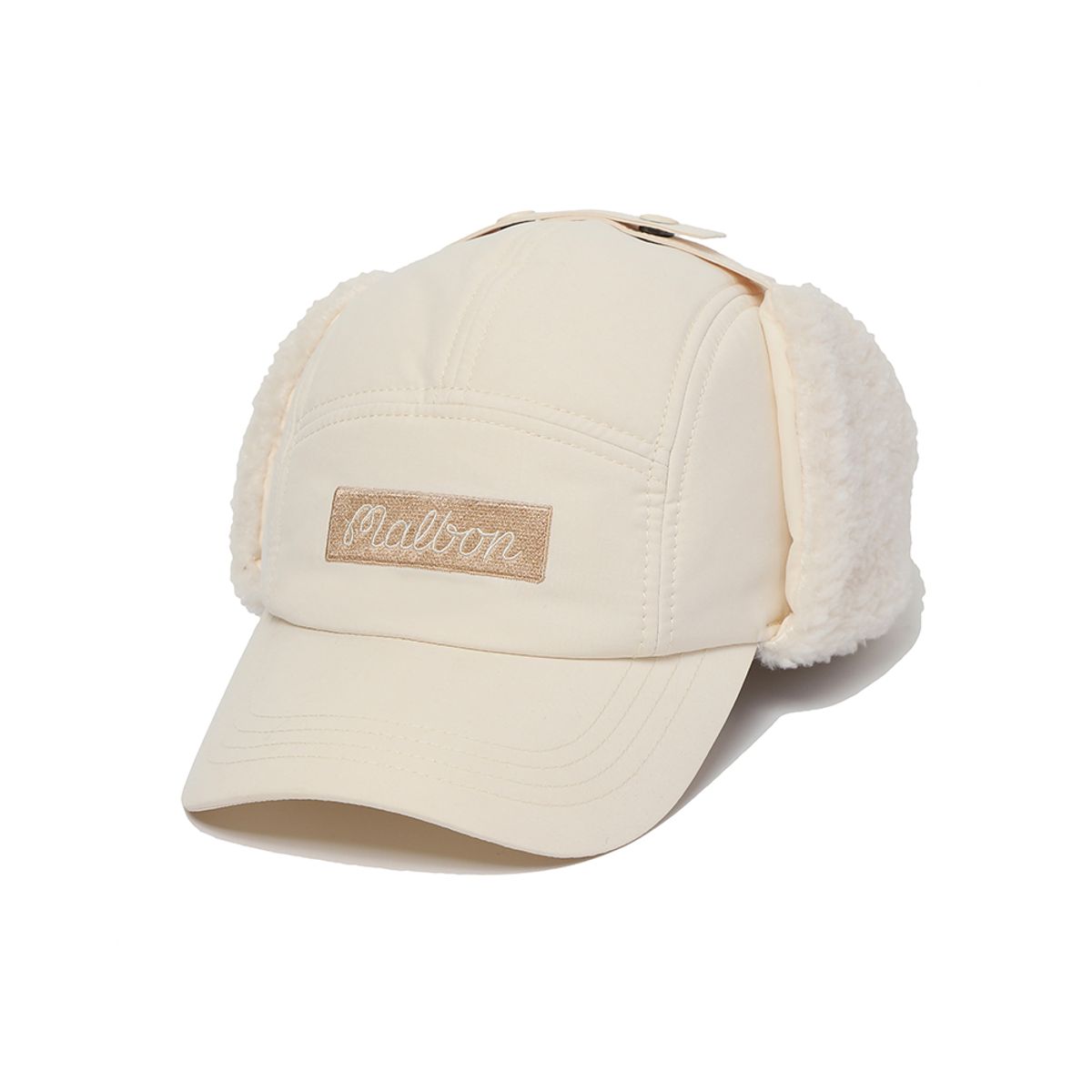 말본 골프(MALBON GOLF) Malbon 스크립트 트루퍼 햇 IVORY