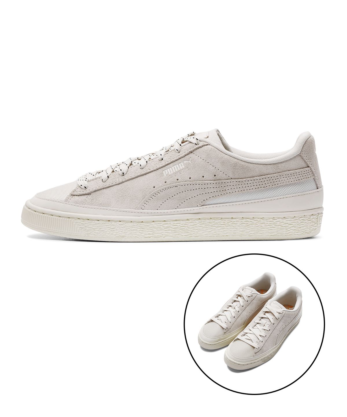푸마(PUMA) 푸마 스웨이드 트레일 레이스 - 아이보리 / 391901-04