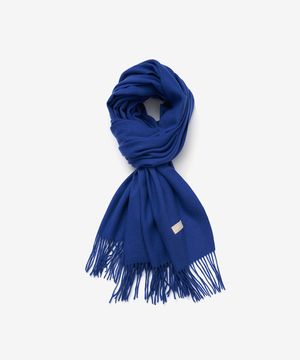 베이직 니트 머플러 로얄 블루