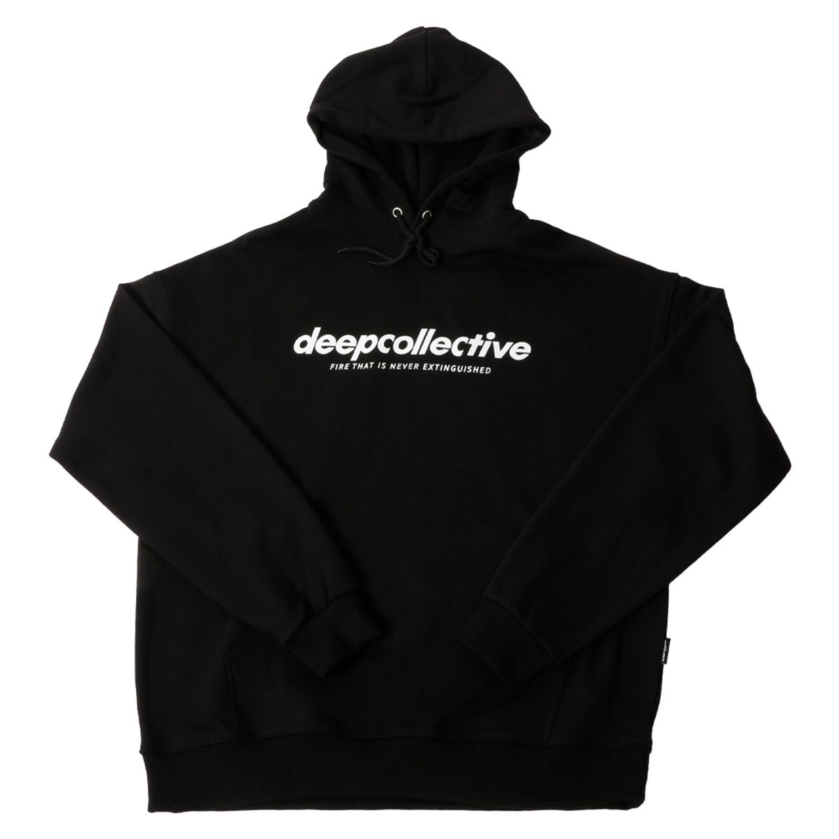 딥컬렉티브(DEEP COLLECTIVE) 오리지널 로고 후드 블랙