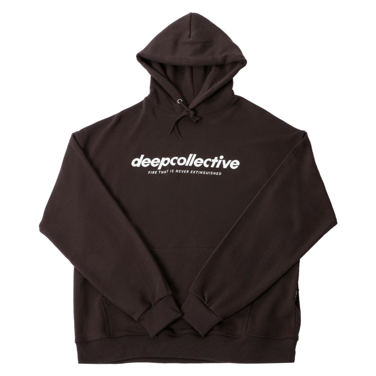딥컬렉티브(DEEP COLLECTIVE) 오리지널 로고 후드 딥그레이
