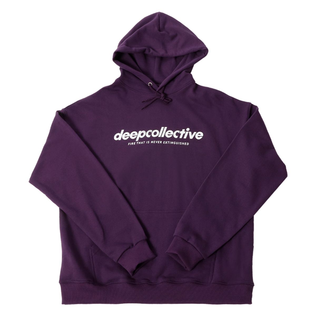 딥컬렉티브(DEEP COLLECTIVE) 오리지널 로고 후드 퍼플