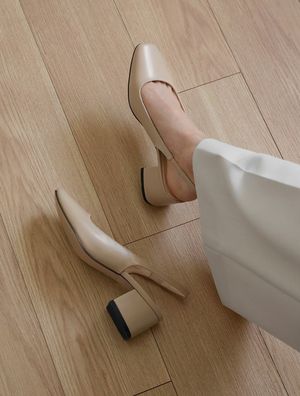 머웬 슬링백 미들힐 (2.5/5cm)