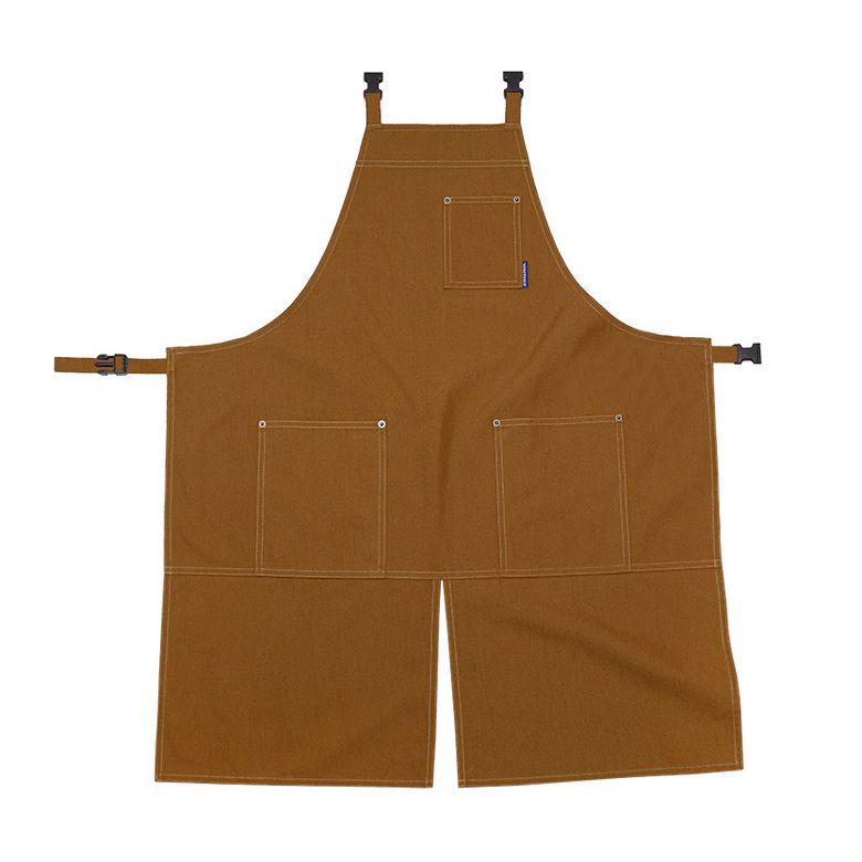 H스트랩 앞치마 (카라멜브라운)