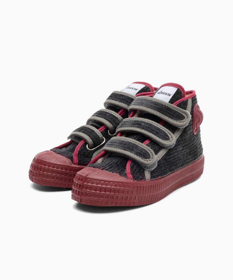 키즈 코듀로이 드리블 윈터 Grey/Ruby
