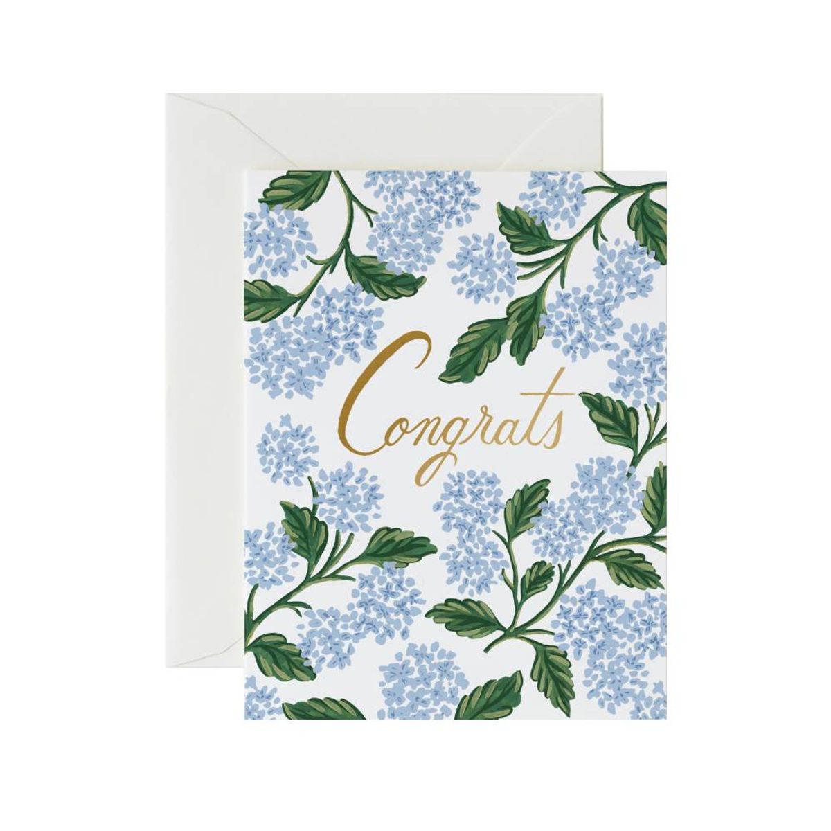 라이플 페이퍼(RIFLE PAPER) Hydrangea Congrats Card 축하 카드