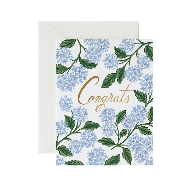 Hydrangea Congrats Card 축하 카드