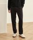 남성 컴피 세미와이드 밴딩 슬랙스_ZC3PT171_BLK