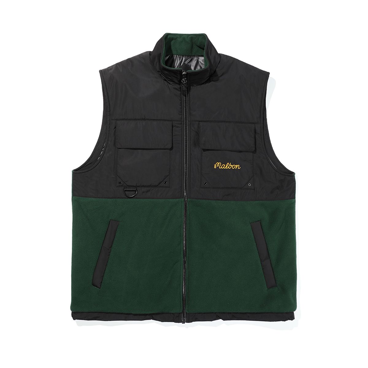 말본 골프(MALBON GOLF) 하이브리드 폴라 플리스 베스트 BLACK (MAN)