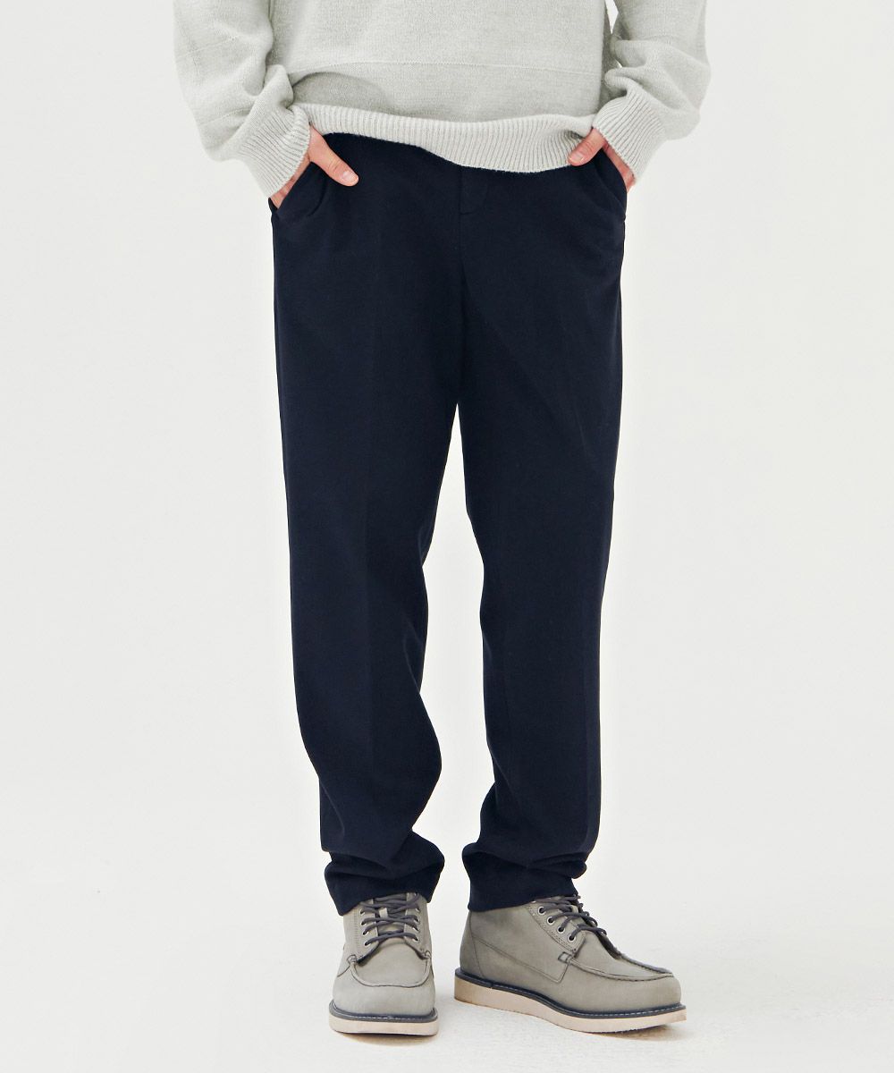 CHASECULT 메인스플리쉬 테이퍼드 울룩 슬랙스