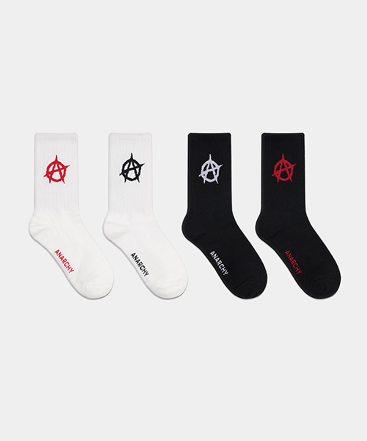 노디자인(NODESIGN) [5PACK] 아나키 양말 5족 세트