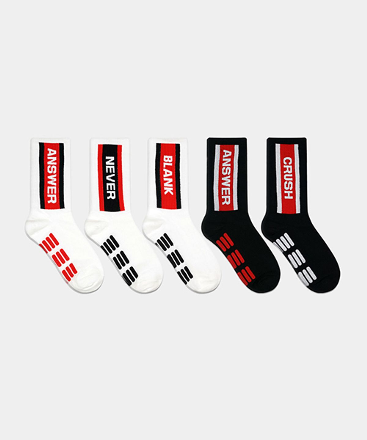 노디자인(NODESIGN) [5PACK] 앤써 양말 5족 세트