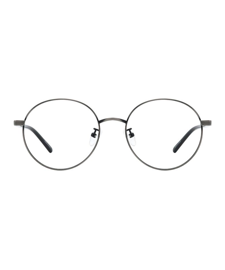 Emily ANTIQUE GRAY 라운드 메탈 안경
