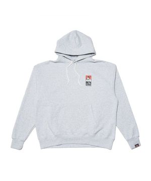 오리지널 코튼 후드 스웨트 셔츠 그레이(기모)