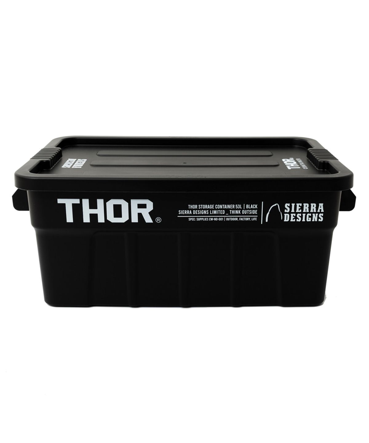 시에라디자인(SIERRA DESIGNS) SIERRA DESIGNS X THOR STORAGE BOX 53L BLACK