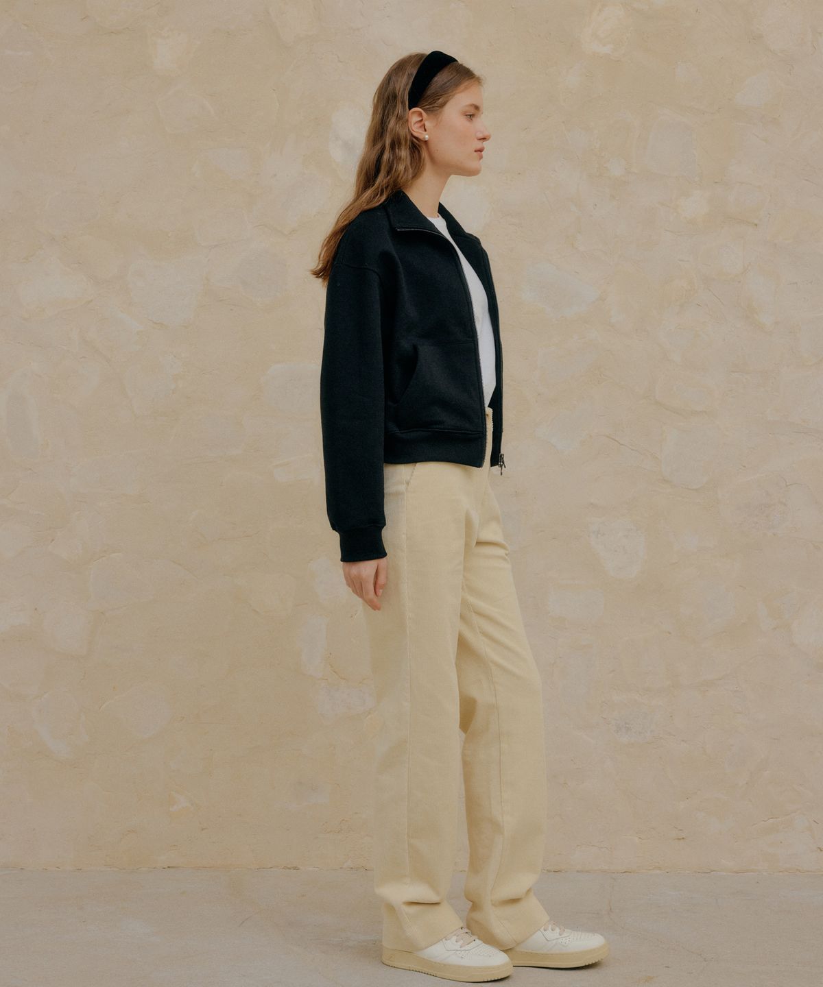 엽페(YUPPE) CORDUROY PANTS_IVORY