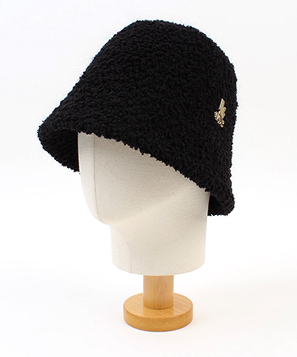 유니버셜 케미스트리(UNIVERSAL CHEMISTRY) Round Fleece Black Bucket Hat 플리스버킷햇