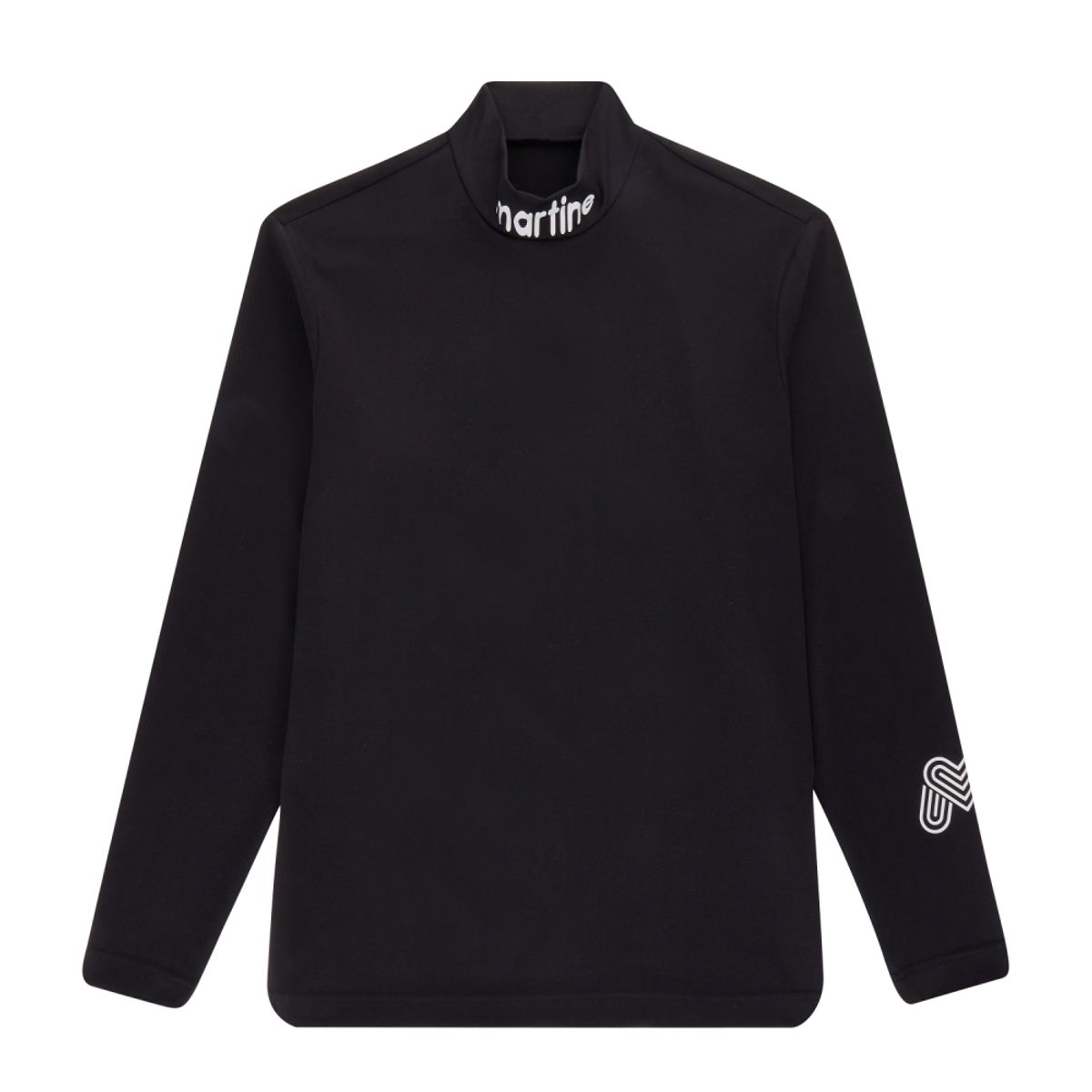 마틴골프(MARTINE GOLF) Comfy Mock Neck Shirts_Black (Men)