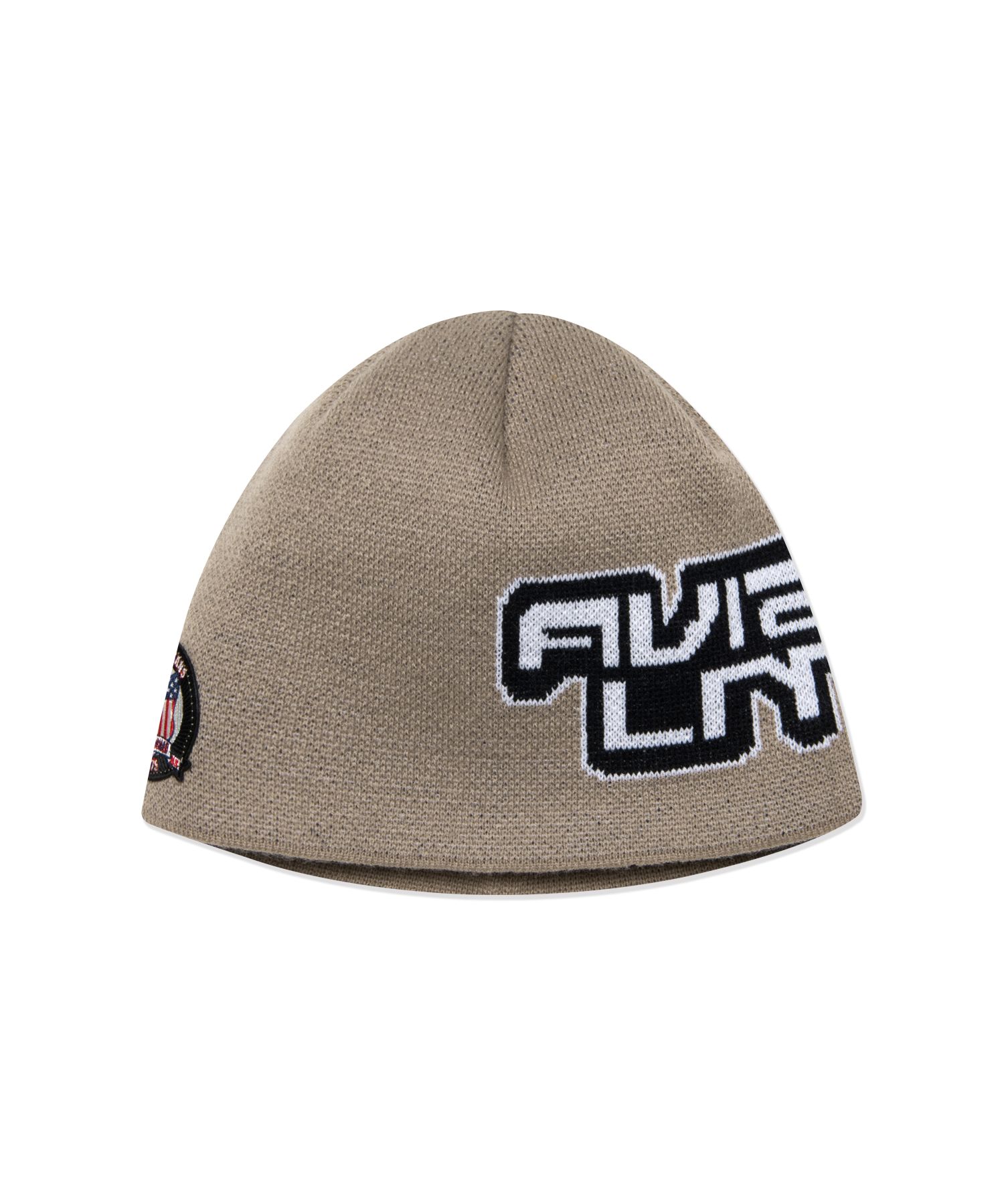 MUSINSA | LMC LMC x AVIREX JACQUARD UNCUFFED BEANIE beige
