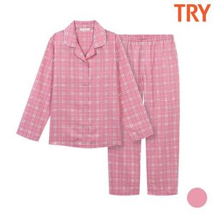 여성 홈웨어 긴팔주자 나염 파자마세트 2022년FW